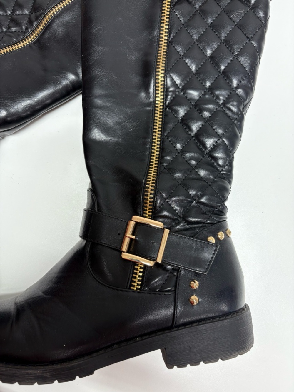 Michael Kors Knee High Black Riding Boots‎ - Size 8. - Picture 9 of 13